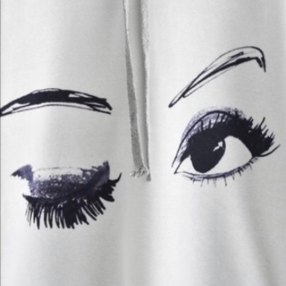 Eye Wink Pullover Hoodie. - Picture 4 of 7
